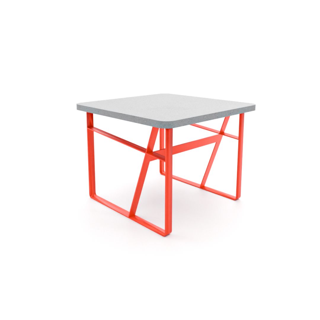 Mesa en concreto y metal Amberes